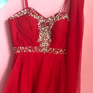beautiful red formal dress